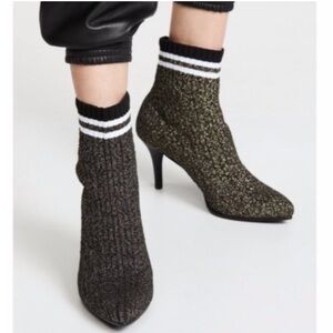 Stuart Weitzman Waverly Sock Ankle Boots Size 9 1/2